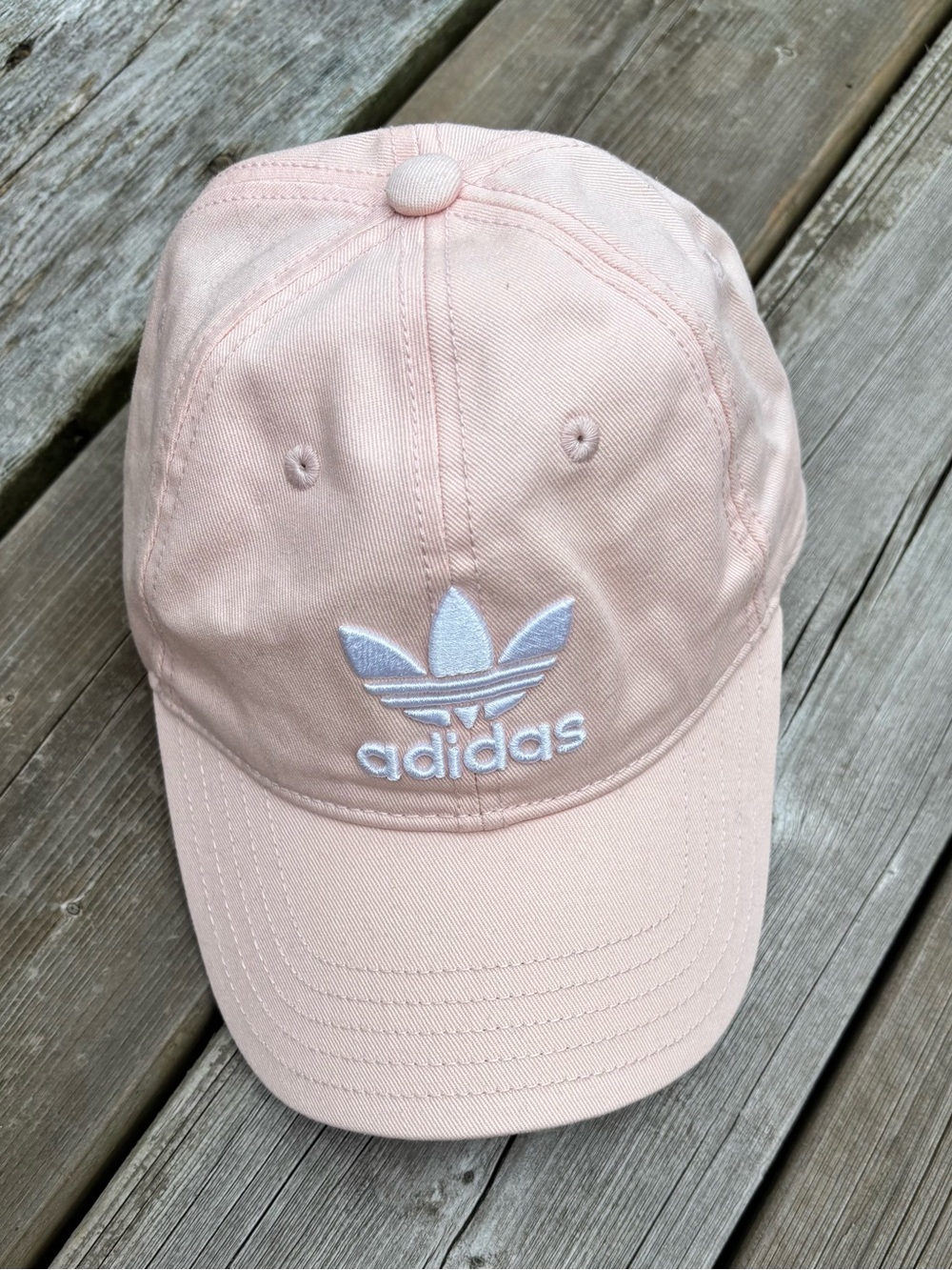 adidas Light Pink Trefoil Baseball Hat